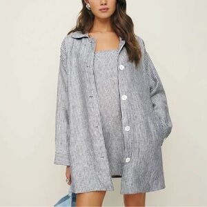NWT Reformation Irene Linen Jacket